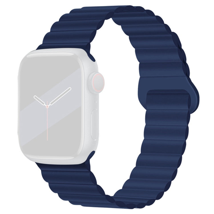 Fortrinligt Apple Watch Series 7 45mm Silikone Rem - Blå#serie_10