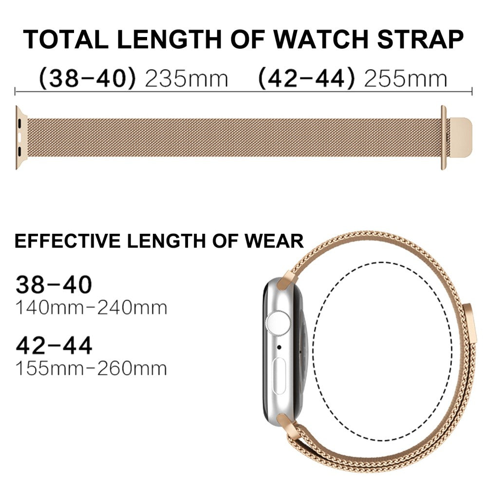 Helt vildt smuk Apple Watch Series 7 45mm Metal Urrem - Flerfarvet#serie_4