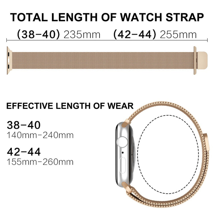 Helt vildt smuk Apple Watch Series 7 45mm Metal Urrem - Flerfarvet#serie_5