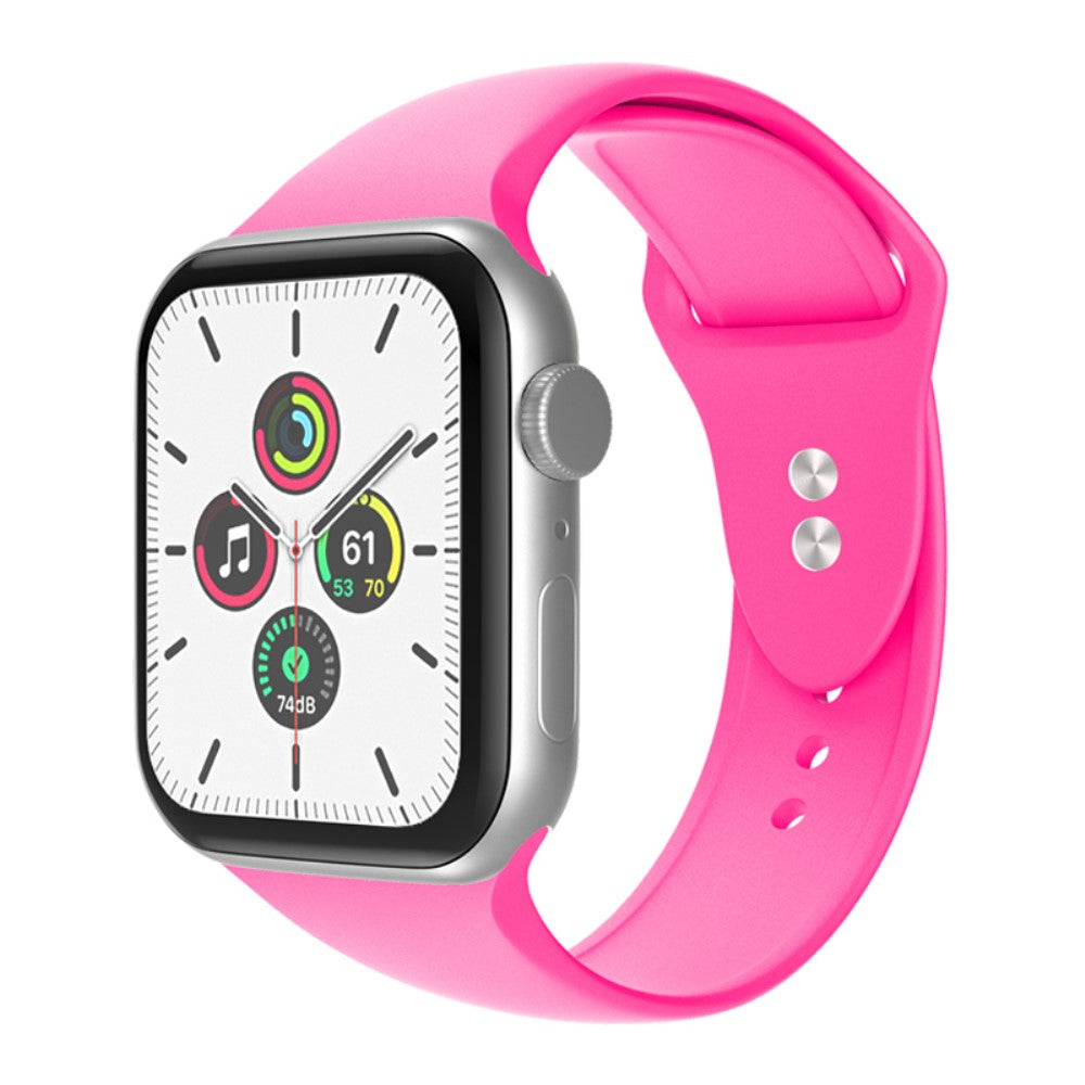 Vildt flot Universal Apple Silikone Urrem - Pink#serie_15