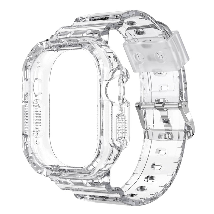 Sejt Apple Watch Ultra Silikone Rem - Gennemsigtig#serie_4