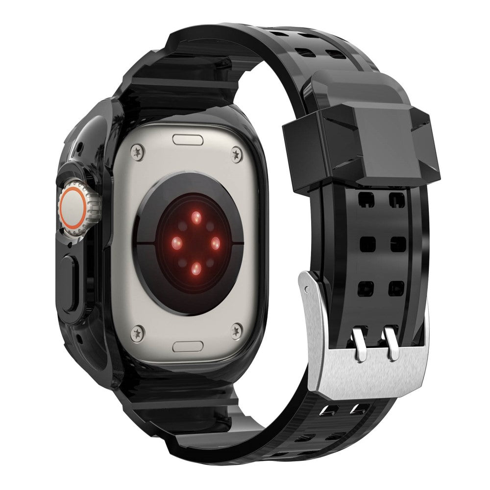 Super sejt Apple Watch Ultra Silikone Rem - Sort#serie_1
