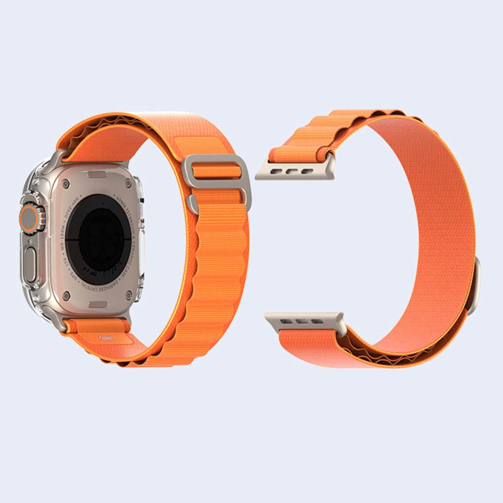 Rigtigt Fed Apple Watch Ultra Plastik Cover - Sort#serie_9