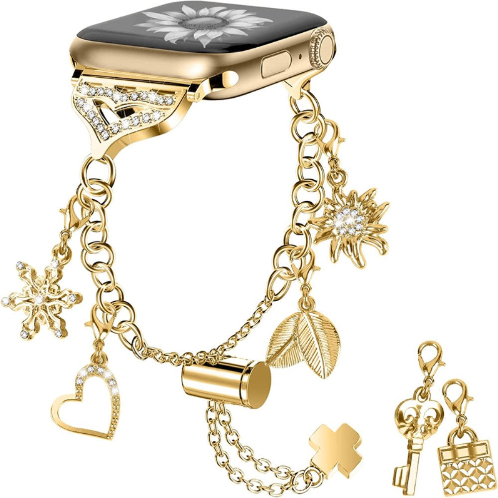 Klassisk Universal Apple Metal Rem - Guld#serie_2