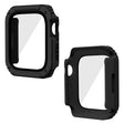 Apple Watch Series 8 (41mm) / Apple Watch Series 7 41mm muovikuori, jossa karkaistu lasi näytönsuoja