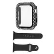 Apple Watch Series 8 (41mm) / Apple Watch Series 7 41mm Muovi Suojakuori kanssa Ranneke ja Karkaistu lasi