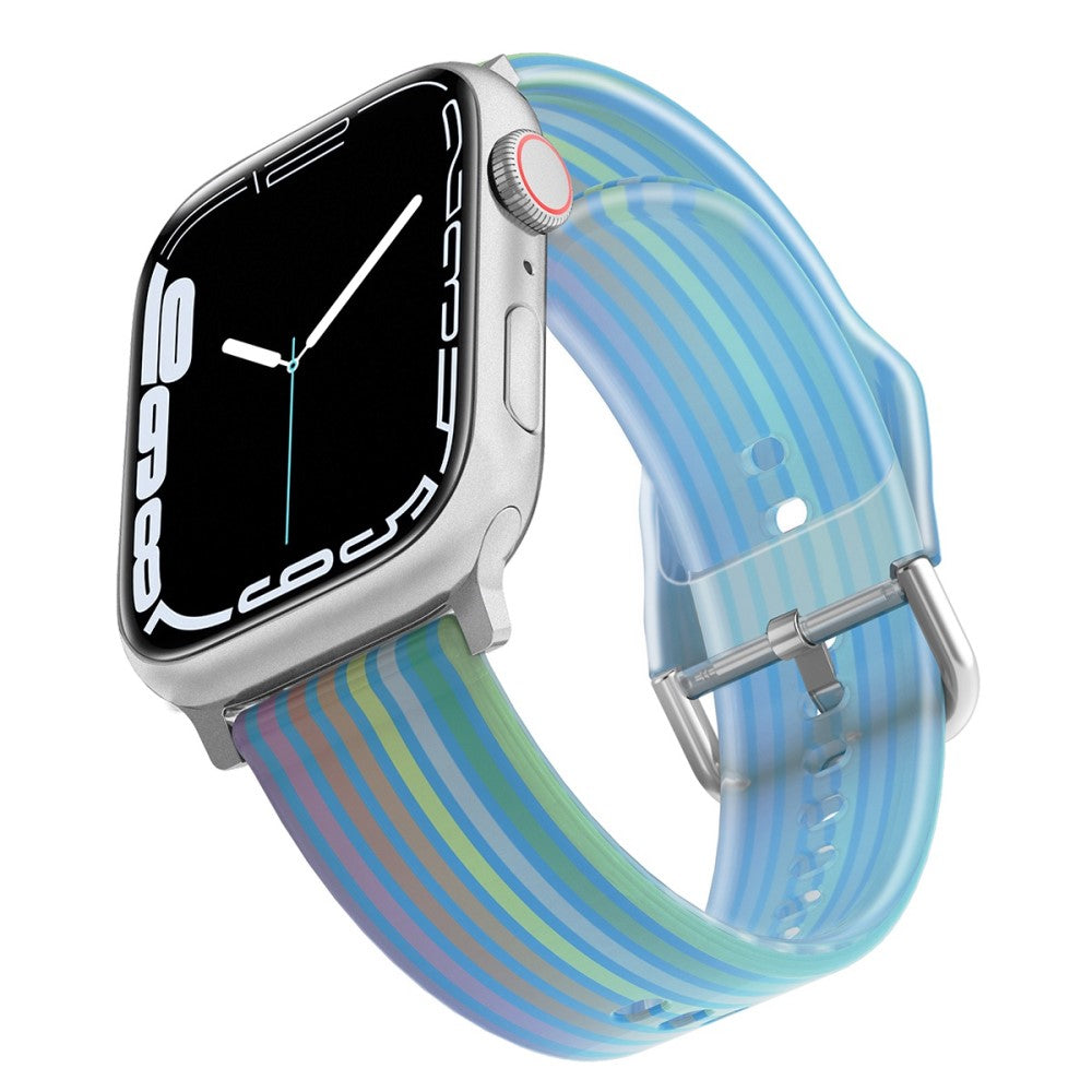 Super sejt Universal Apple Silikone Rem - Blå#serie_6