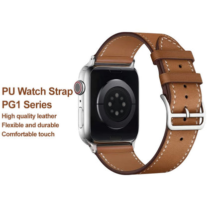 Helt vildt elegant Universal Apple Kunstlæder Rem - Brun#serie_2