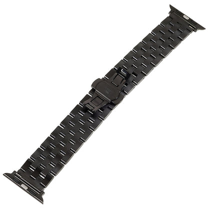 Vildt slidstærk Universal Apple Metal Rem - Sort#serie_2