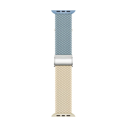 Tidsløst Nylon Universal Rem passer til Apple Smartwatch - Blå#serie_7