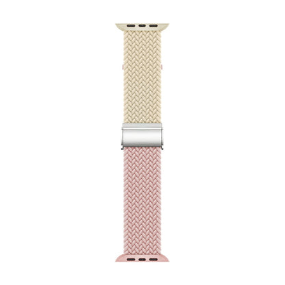 Tidsløst Nylon Universal Rem passer til Apple Smartwatch - Pink#serie_8