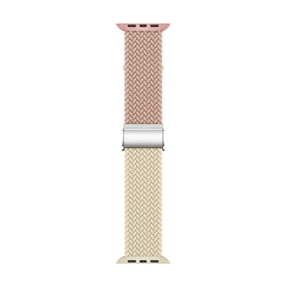 Tidsløst Nylon Universal Rem passer til Apple Smartwatch - Brun#serie_9