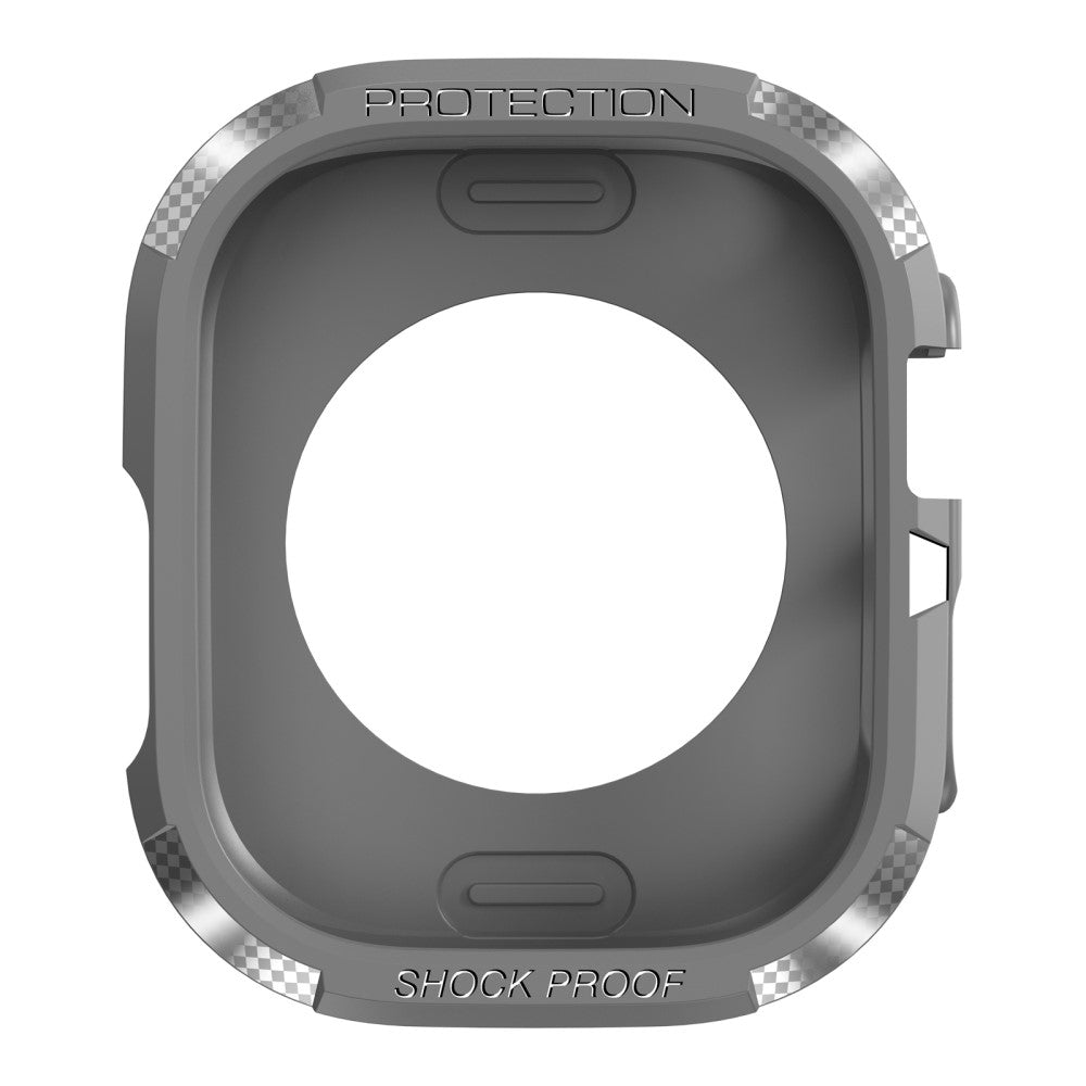 Apple Watch Series 8 (45mm) / Apple Watch Series 7 45mm Beskyttende Silikone Bumper  - Sølv#serie_3