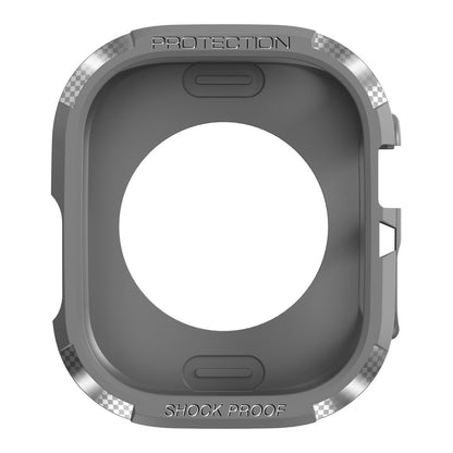 Apple Watch Series 8 (45mm) / Apple Watch Series 7 45mm Beskyttende Silikone Bumper  - Sølv#serie_3