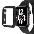 Huomattavan Hyvä Apple Watch Series 8 (45mm) / Apple Watch Series 7 45mm Suojakuori kanssa Suojakalvo sisään Muovi ja Karkaistu lasi