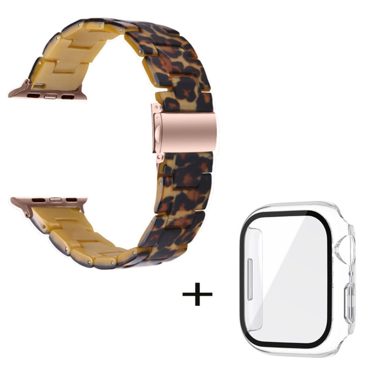 Apple Watch Series 1-3 42mm Metal Rem med Cover - Brun#serie_1