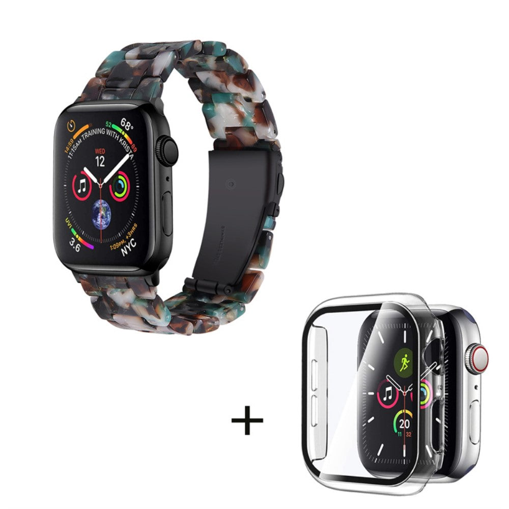 Apple Watch Series 1-3 42mm Metal Rem med Cover - Flerfarvet#serie_24