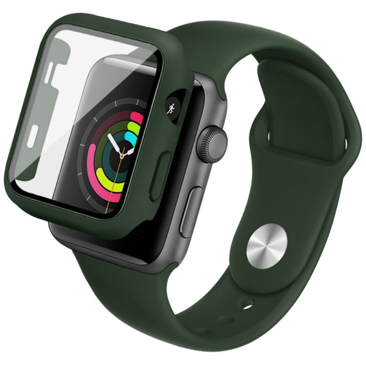 Apple Watch Series 1-3 42mm Silikone Cover med Rem - Grøn#serie_3