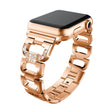 Apple Watch Series 1-3 38mm Metalli ja Strassit Ranneke