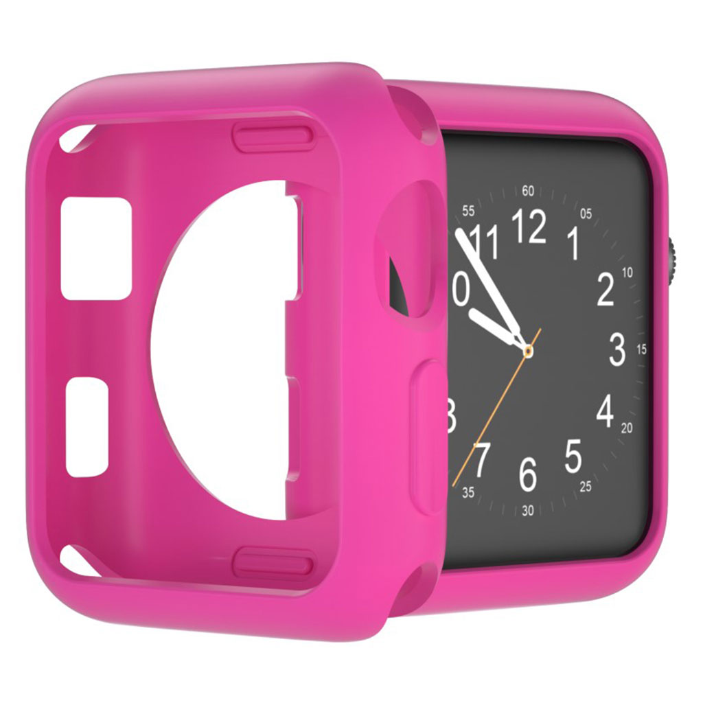 Vildt Fed Apple Watch Series 1-3 38mm Silikone Cover - Pink#serie_8