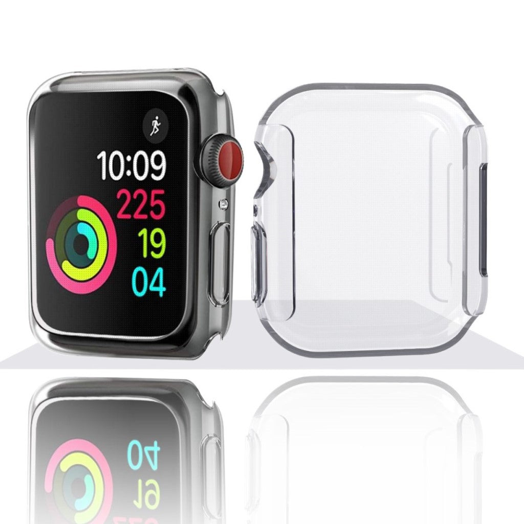 Rigtigt Flot Apple Watch Series 4 44mm Plastik Cover - Gennemsigtig#serie_2