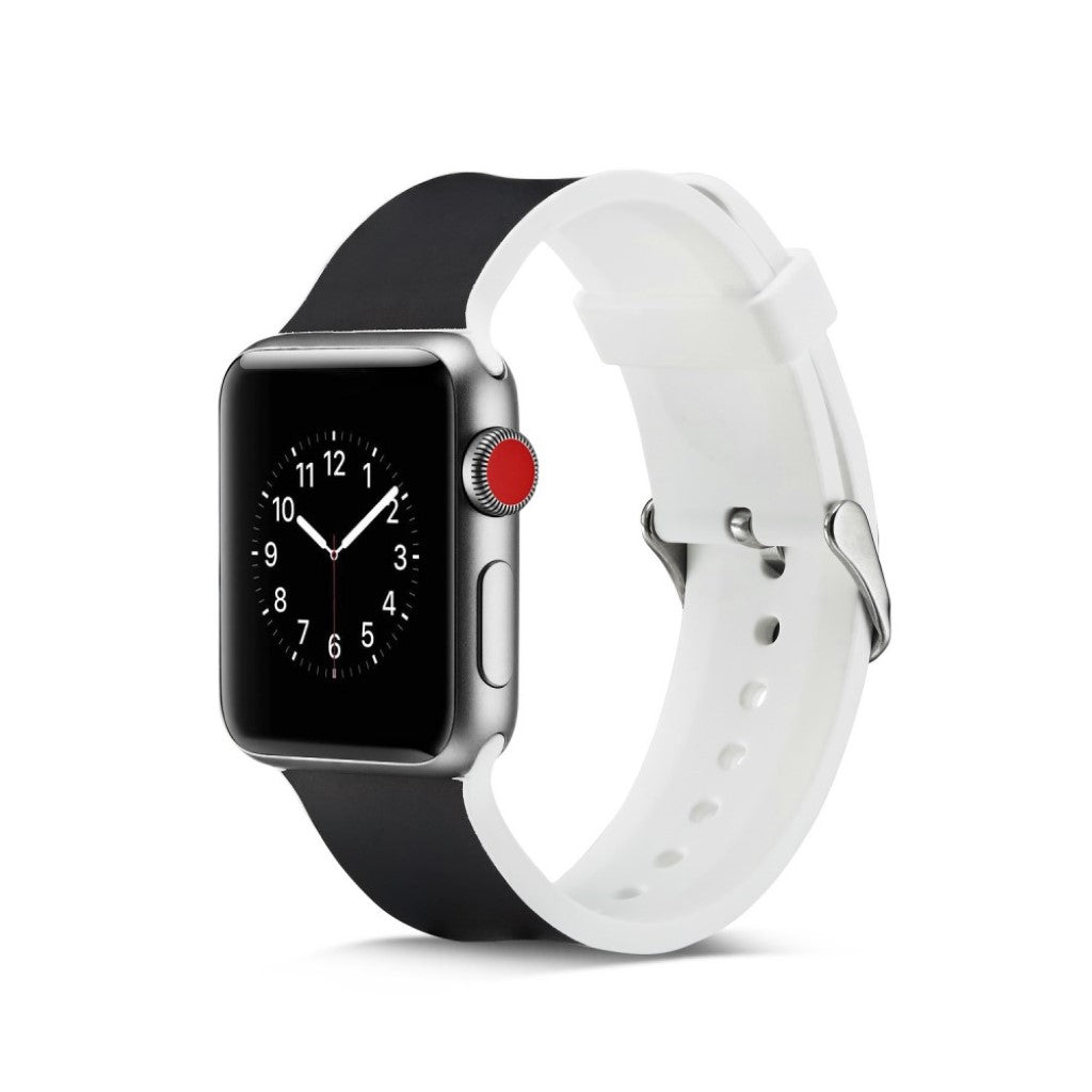 Meget slidstærk Apple Watch Series 4 40mm Silikone Rem - Flerfarvet#serie_17