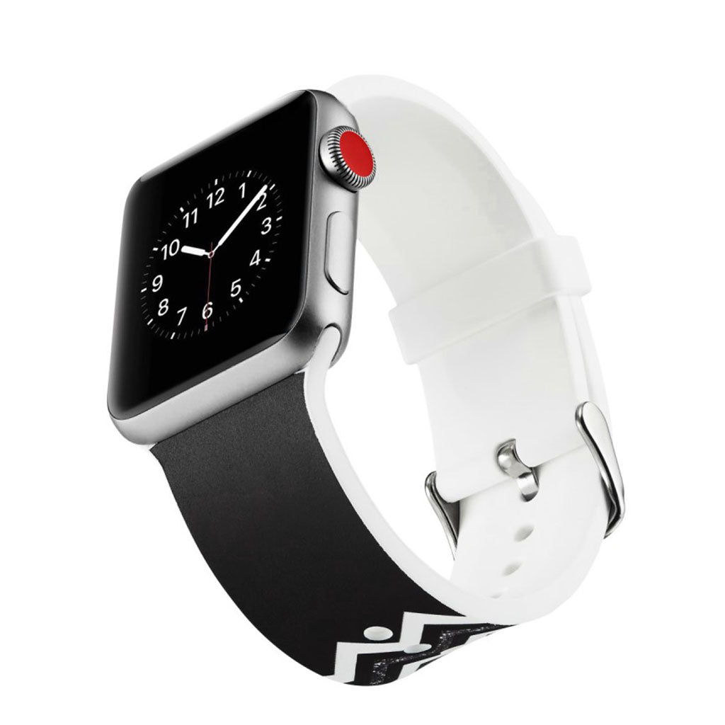 Meget slidstærk Apple Watch Series 4 40mm Silikone Rem - Flerfarvet#serie_17