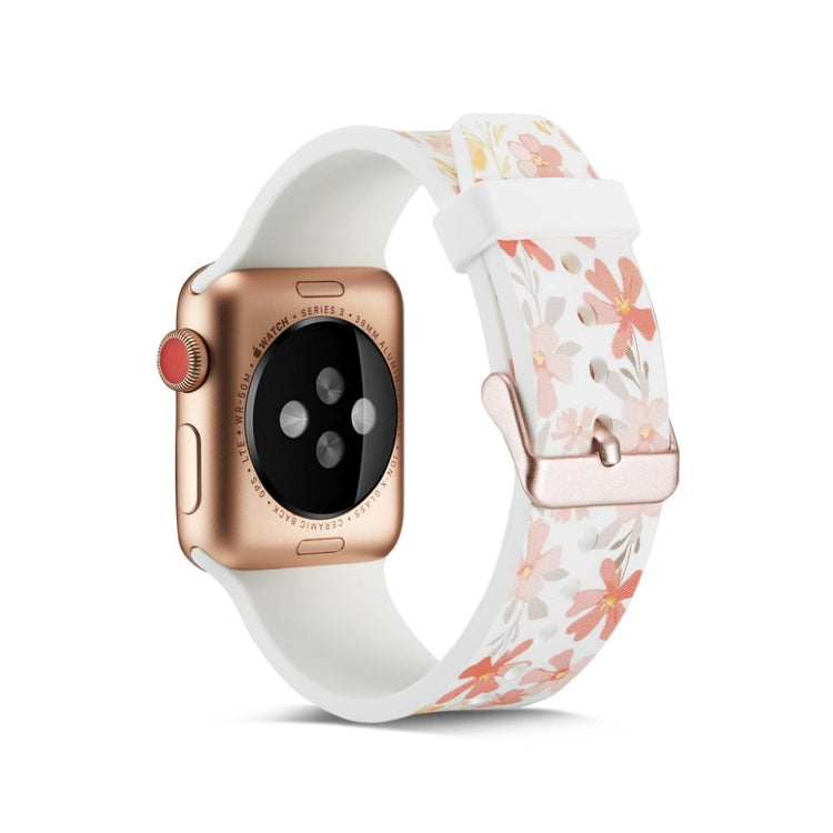 Meget slidstærk Apple Watch Series 4 40mm Silikone Rem - Flerfarvet#serie_20