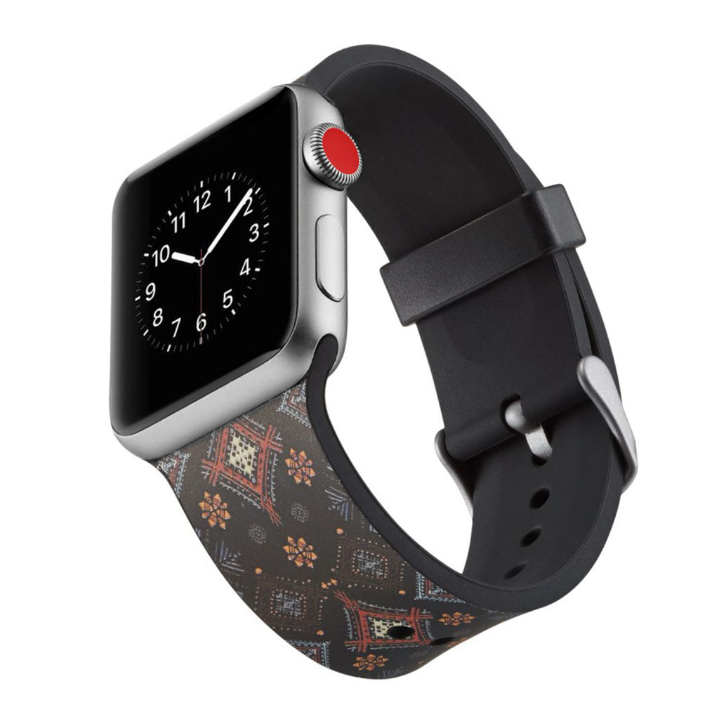 Meget slidstærk Apple Watch Series 4 40mm Silikone Rem - Flerfarvet#serie_3