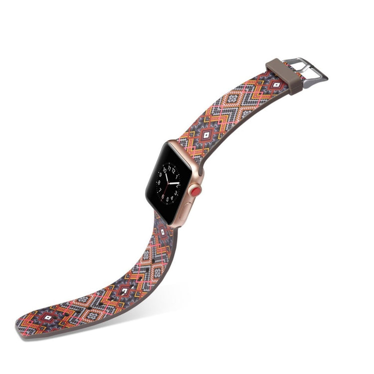 Meget slidstærk Apple Watch Series 4 40mm Silikone Rem - Flerfarvet#serie_4