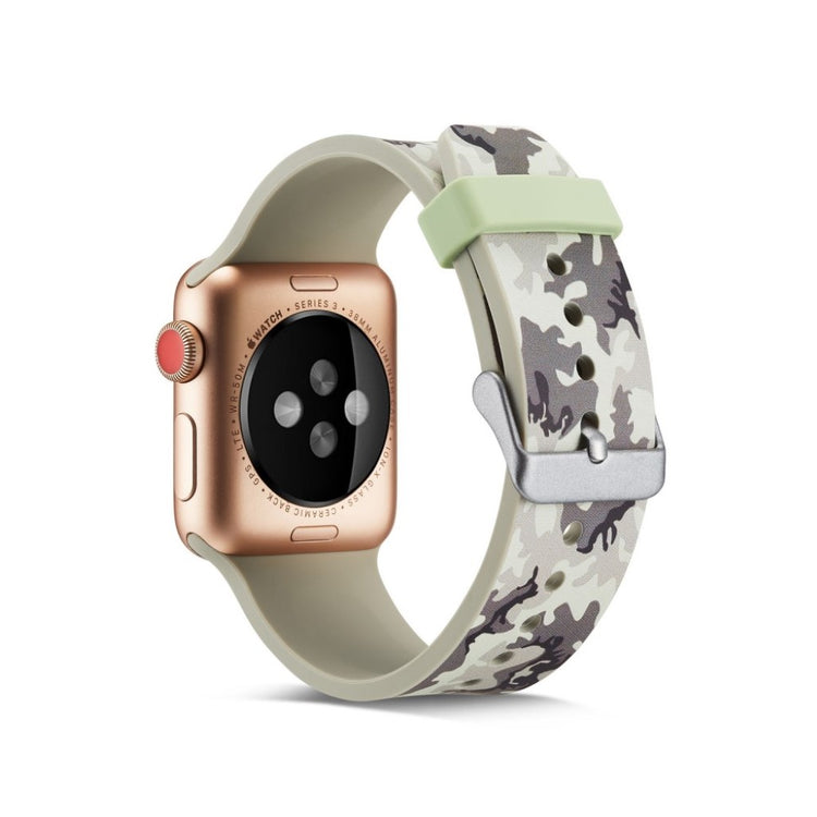 Meget slidstærk Apple Watch Series 4 40mm Silikone Rem - Flerfarvet#serie_7