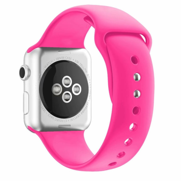Rigtigt kønt Apple Watch Series 4 44mm Silikone Rem - Pink#serie_5