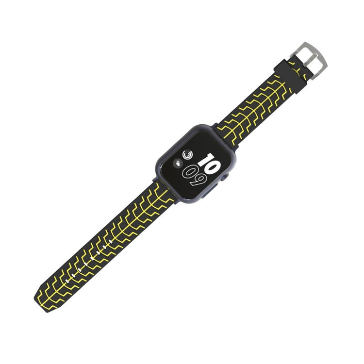 Mega fed Apple Watch Series 4 44mm Silikone Rem - Sort#serie_6