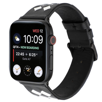 Vildt fantastisk Apple Watch Series 4 44mm Ægte læder Rem - Hvid#serie_4