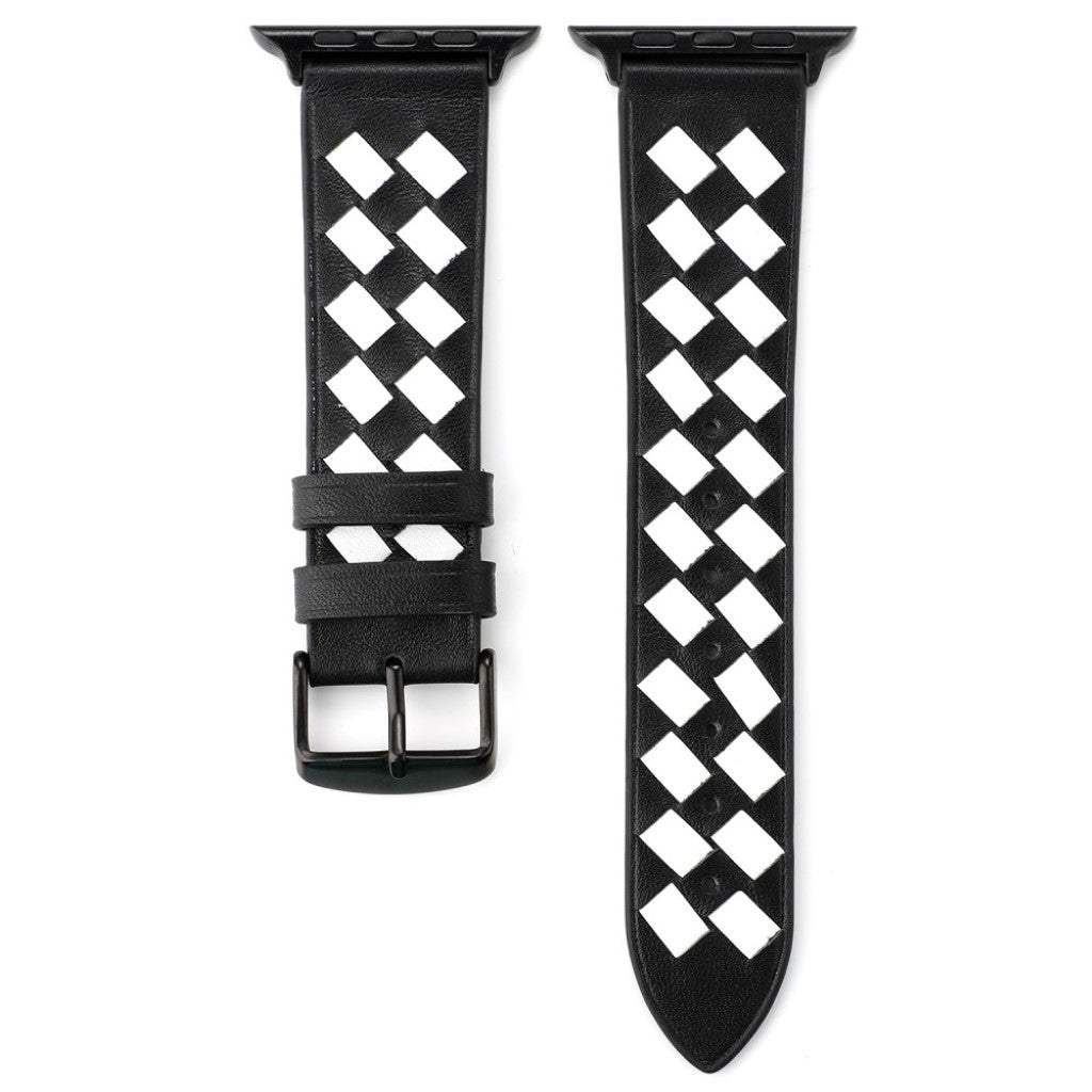Vildt fantastisk Apple Watch Series 4 44mm Ægte læder Rem - Hvid#serie_4