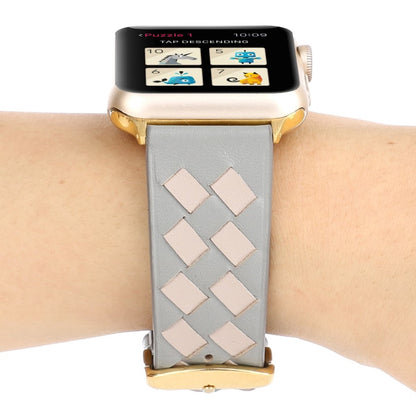 Vildt fantastisk Apple Watch Series 4 44mm Ægte læder Rem - Sølv#serie_7