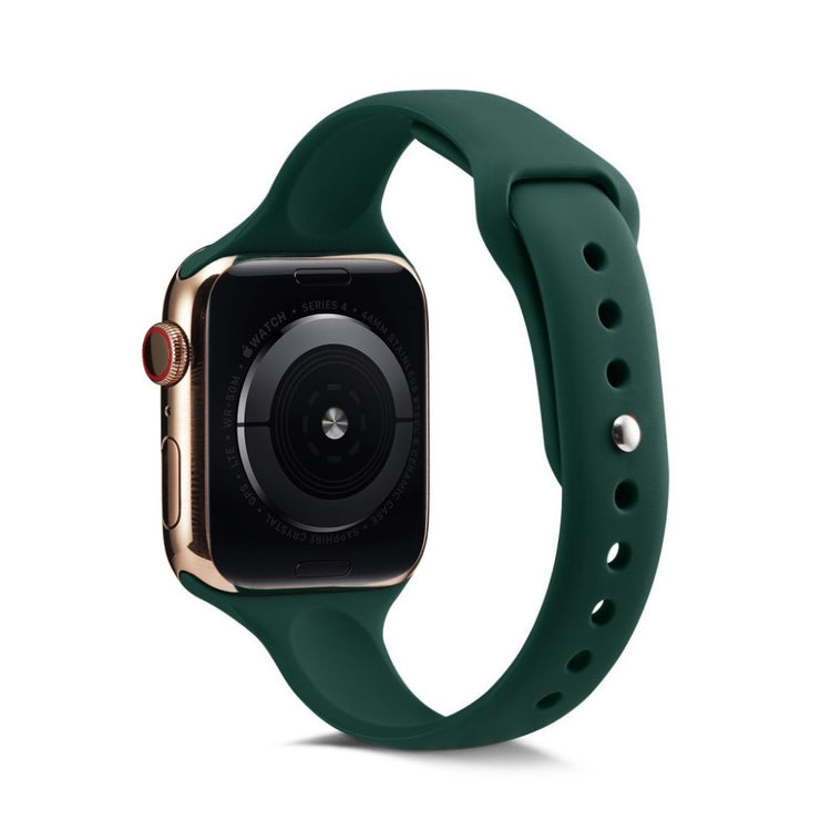 Super flot Apple Watch Series 5 40mm Silikone Rem - Grøn#serie_11