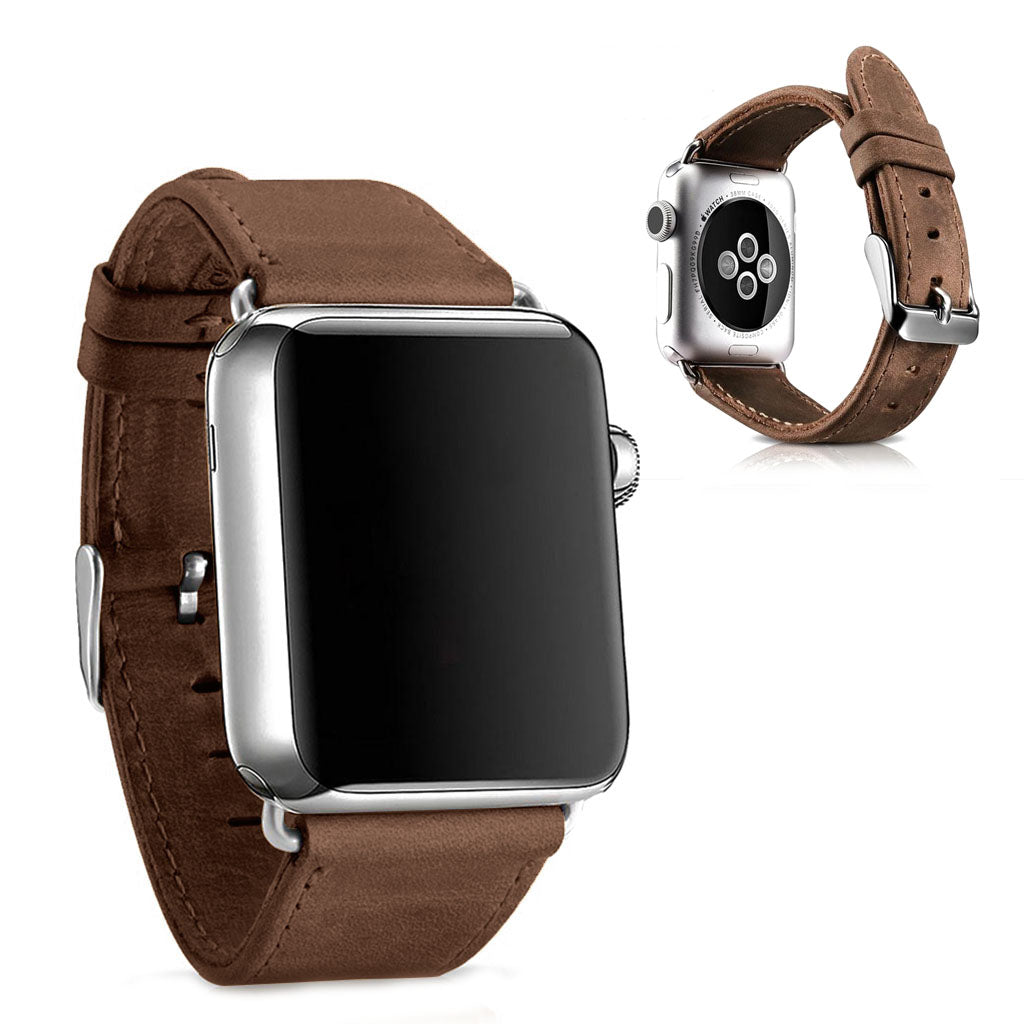 Vildt fantastisk Apple Watch Series 5 40mm Ægte læder Rem - Brun#serie_1