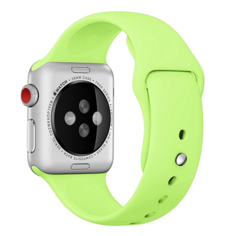  Apple Watch Series 5 44mm / Apple Watch 40mm Silikone Rem - Grøn#serie_13