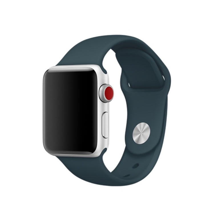  Apple Watch Series 5 44mm / Apple Watch 40mm Silikone Rem - Grøn#serie_15