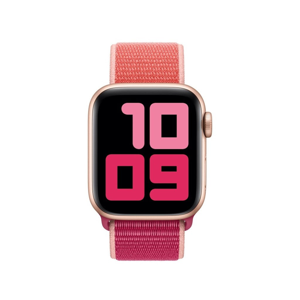 Super elegant Apple Watch Series 5 40mm Nylon Rem - Pink#serie_3