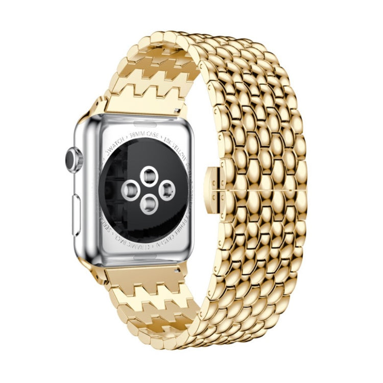 Smuk Apple Watch Series 5 40mm / Apple Watch 40mm Metal Rem - Guld#serie_2