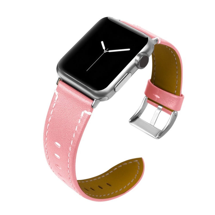 Meget holdbart Universal Apple Ægte læder Rem - Pink#serie_4