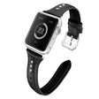Apple Watch Series 5 44mm Aitoa nahkaa ja Silikoni Ranneke