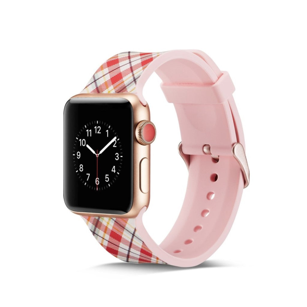  Apple Watch Series 5 44mm / Apple Watch 44mm Silikone Rem - Pink#serie_11