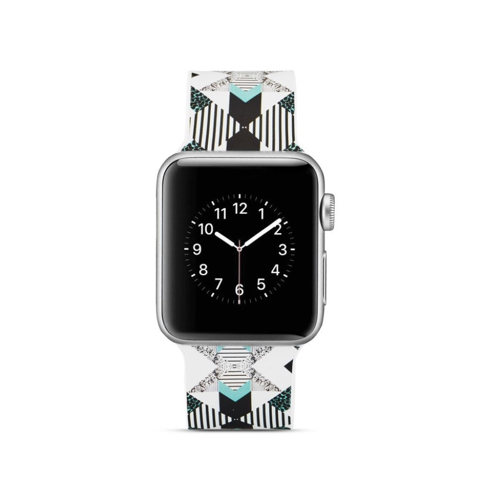  Apple Watch Series 5 44mm / Apple Watch 44mm Silikone Rem - Hvid#serie_13