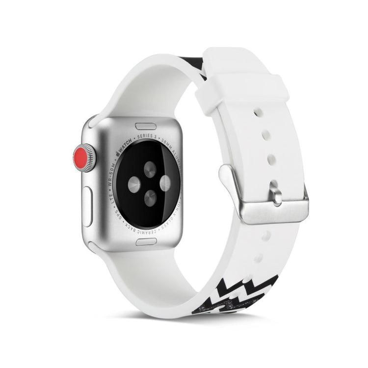  Apple Watch Series 5 44mm / Apple Watch 44mm Silikone Rem - Sort#serie_14