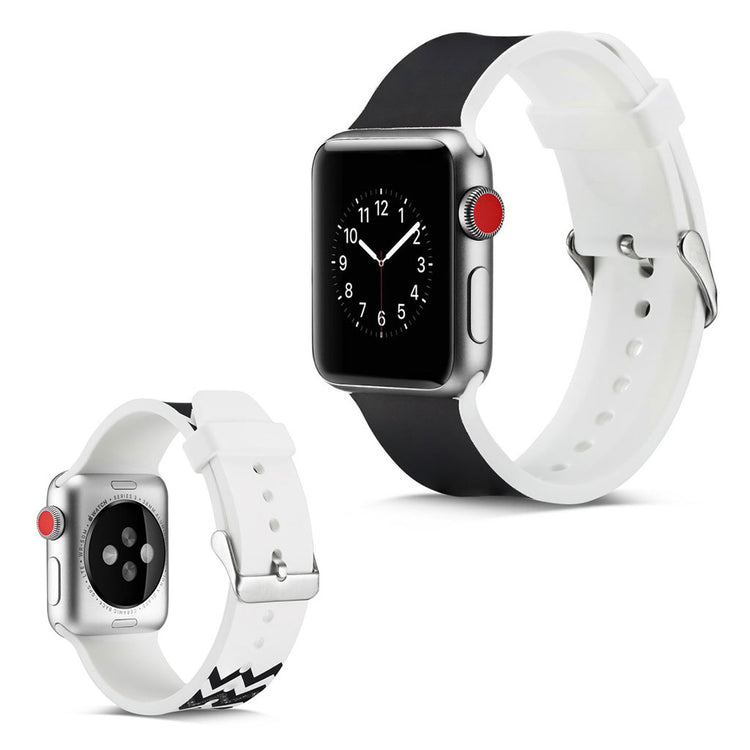  Apple Watch Series 5 44mm / Apple Watch 44mm Silikone Rem - Sort#serie_14