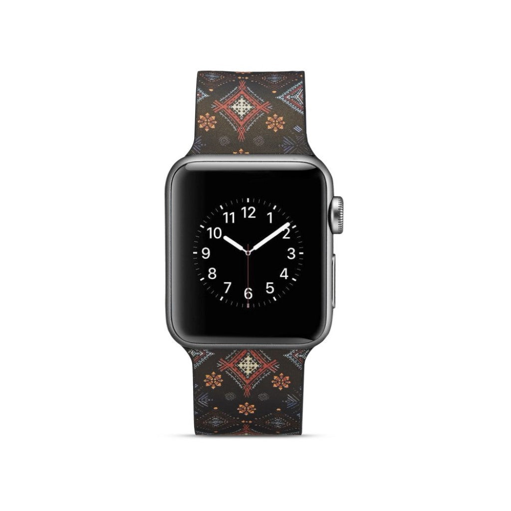  Apple Watch Series 5 44mm / Apple Watch 44mm Silikone Rem - Sort#serie_3