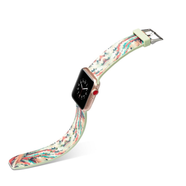  Apple Watch Series 5 44mm / Apple Watch 44mm Silikone Rem - Grøn#serie_6